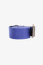 Prada Blue/Black Canvas Buckle Belt Size 85/34