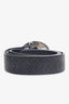 Prada Black Leather Round Buckle Belt Size 85/34