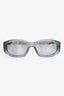 Versace Grey Frame Clear Medusa Biggie Sunglasses