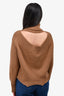 Monse Brown Wool Knit Turtleneck Cut-Out Sweater Size XS