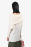 Acne Studios White Mohair Cowl Neck Sweater Size XXS