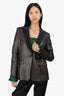 Veronica Beard Bronze Metallic Blazer Size 4