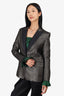 Veronica Beard Bronze Metallic Blazer Size 4