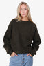 Acne Studios Dark Green Mohair Sweater Size S