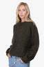 Acne Studios Dark Green Mohair Sweater Size S