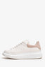 Alexander McQueen White/Pink Oversized Sneakers Size 38.5