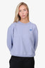 Acne Studios Blue Face Logo Crew Neck Sweater Size L