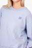 Acne Studios Blue Face Logo Crew Neck Sweater Size L