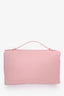 Loro Piana Pink Grained Calfksin Extra Pocket L27 With Strap