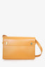 Saint Laurent Orange Leather Manhattan Shoulder Bag