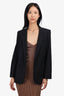 Veronica Beard Black Wool Single Breasted Blazer Size 12