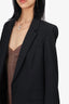 Veronica Beard Black Wool Single Breasted Blazer Size 12