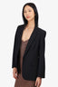 Veronica Beard Black Wool Single Breasted Blazer Size 12