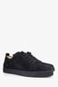 Christian Louboutin Black Suede Louis Orlato Low-Top Sneakers Men's Size 43