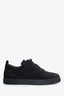 Christian Louboutin Black Suede Louis Orlato Low-Top Sneakers Men's Size 43