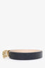 Salvatore Ferragamo Black/Beige Reversible Belt