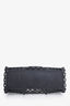 Fendi Matte Black/Brown Rubber Vitello Liberty Bag