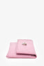 Alexander McQueen Mauve Leather Card Holder