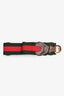 Gucci Vault Vintage Leather Web Canvas Horsebit Belt Size 85