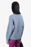 Acne Studios Blue Wool Turtle Neck Sweater Size XX-Small