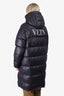 Valentino Black Quilted Oversize Vltn Hooded Down Coat Size 48