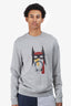 Hermès 2022 Grey Horse Print Sweatshirt Size L Mens