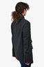 Dolce & Gabbana Grey Wool Coat Size 46