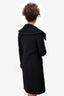 Akris Punto Black Wool Coat Size 4