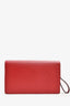 Gucci Burgundy Leather Dionysus Accent Wristlet