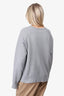 Acne Studios Grey Face Square Patch Sweatshirt Size S