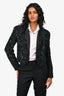 Veronica Beard Black Bead/Sequin Embellished 'Delony' Evening Jacket Size 4