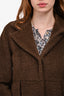 Max Mara Studio Brown Alpaca/Wool Coat Size 6 US