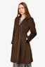 Max Mara Studio Brown Alpaca/Wool Coat Size 6 US