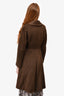 Max Mara Studio Brown Alpaca/Wool Coat Size 6 US