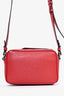 Prada Red Leather Phenix Crossbody Camera Bag