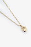 Gucci 18K Yellow Gold Diamond Amethyst Stone Lion Necklace