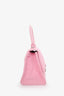 Balenciaga Pink Denim Hourglass S Top Handle with Strap