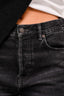 Acne Studios Black Washed Straight Leg Denim Jeans Size 29