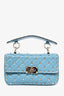 Valentino Blue Leather Rockstud Crossbody Bag