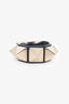 Valentino Black Leather Large Rockstud Bracelet