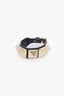 Valentino Black Leather Large Rockstud Bracelet