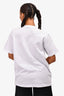 Sacai White Cotton Front Pocket T-Shirt Size 4