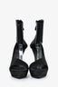 Jil Sander Black Satin Cuffed Heels Size 38