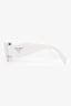 Prada White Frame Symbole Sunglasses