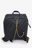 Pre-Loved Chanel™ 2018 Black Caviar Quilted CC Filigree Backpack