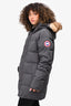 Canada Goose Graphite Grey Heritage Parka Coat Size M Mens