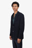 Hermès Black Linen Blazer Size 58 Mens