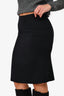 Moschino Cheap & Chic Black Midi Skirt Size 8 US