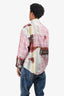 Acne Studios Pink Plaid Print Button Up Shirt Size 44 Mens