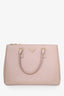 Prada Beige Saffiano Leather Large 'Galleria' Tote with Strap